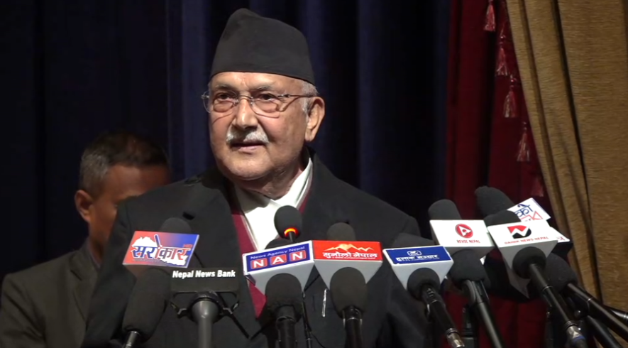 एमाले अध्यक्ष ओलीको प्रश्न- ‘काठमाडौंका १० क्षेत्रमा १ मात्र कसरी जितियो?’